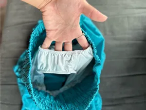FP Movement by Free People Teal High-Waist Smocked Skort Shorts thumbnail 6