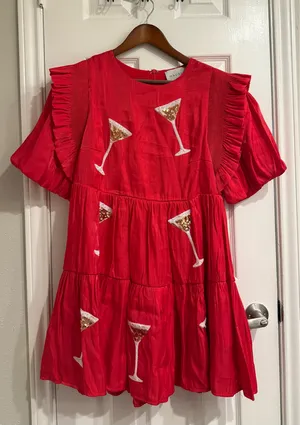 Hausen Southern Sequin Martini Dress thumbnail 2