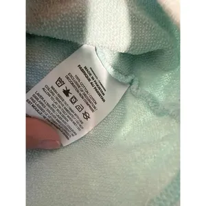 Nike Cropped Sweatshirt Sz 2x Bluish Tie Dye Emboidered‎ Swish Logo thumbnail 5