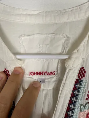 Johnny Was 3J Workshop Embroidered Isadora Tunic Top Women’s Sz L thumbnail 8