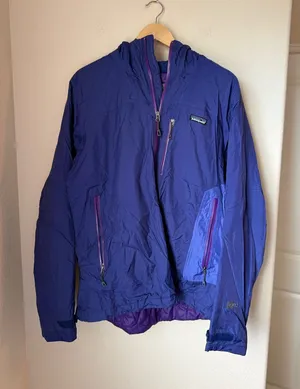 Patagonia Women’s Nano Storm H2No Insulated Hooded Jacket Purple Blue XL thumbnail 1