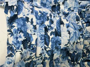 Abercrombie & Fitch Emerson Blue Floral Midi Dress Size XS thumbnail 14