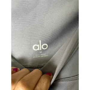 Alo Yoga Airlift High Waist Leggings Gray Sculpting Compression Activewear Med thumbnail 6