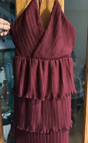 NWOT: Altar'd State Burgundy Dress thumbnail 1