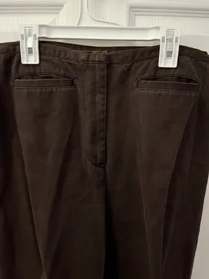 INC International Concepts Size 8 Brown 100% Cotton Chinos Pants thumbnail 3