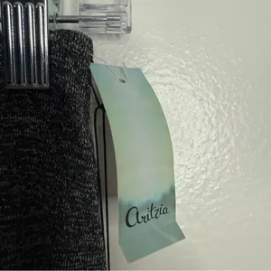 NWT Aritzia Babaton Rico Skirt Marled Gray Long Side Slits‎ Medium Minimalist thumbnail 6