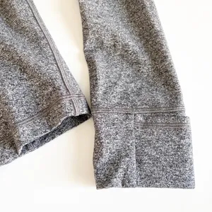 Lululemon‎ Womens Heathered Black Luon Define Jacket Athleisure Zip Up Size 8 thumbnail 5