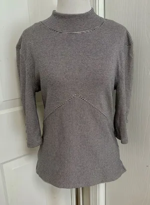 Free People Mock Neck Fitted Top C4* thumbnail 1