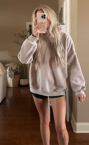 Tan Oversized Hoodie thumbnail 2