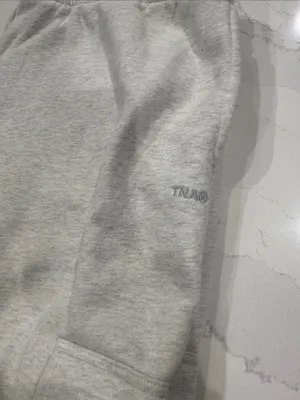 Aritzia TNA Sweatfleece Cozy Fleece‎ Mega Fit Cargo Pants Black Women’s XL thumbnail 4