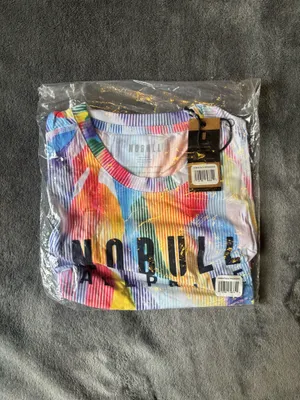 NoBull Women All Pride Rainbow Racerback Tank Top Small thumbnail 3