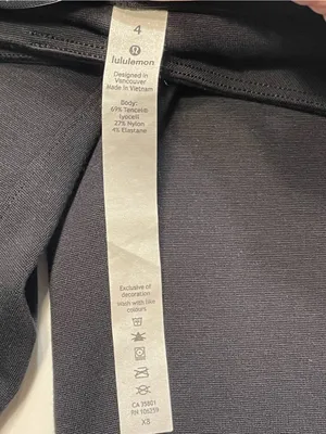 Lululemon On The Move Pant Ponte *28" Black Women Sz 4 Flip Cuff Great Condition thumbnail 4