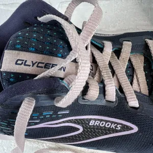 Brooks Glycerin 20 Sneakers Shoe Women 10 Navy Blue Running Athletic 1203691B499 thumbnail 14