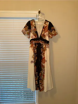 Katerina Button Front Dress Anthropologie thumbnail 6