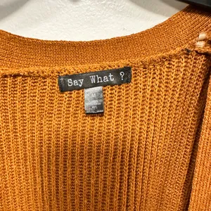 The Buckle say what brand long color block cardigan and a women’s size medium! thumbnail 2