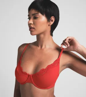 SKIMS fits everybody lace unlined Demi bra thumbnail 2