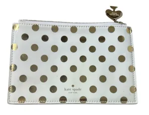 Kate Spade New York Metallic‎ Polka Dots Pencil Case thumbnail 1