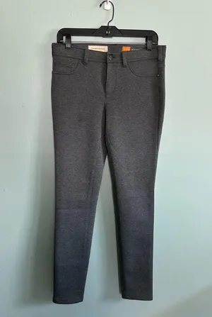 Pilcro Anthropologie Serif Fit Low Rise Jegging Womens Size 29 Stretch Gray thumbnail 1