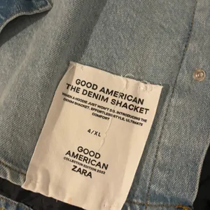Zara & Good American Denim Shacket NWT Size Medium. Stunning and Rare!! thumbnail 2