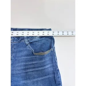 Democracy Blue Stretch Jeans Womens 14 Straight Cropped Ankle Denim Flex-Cellent thumbnail 5