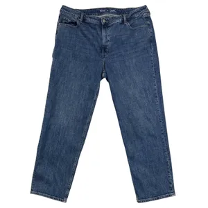 Old Navy 20 Extra High-Rise Straight Denim Jeans Medium Wash Secret-Smooth Work thumbnail 2