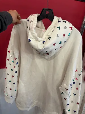 white sweatshirt Size L thumbnail 3