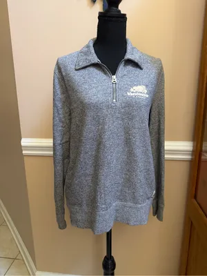 Roots Women's Grey Half-Zip Pullover thumbnail 3