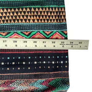 Judith March Bell Sleeve Mini Dress‎ Womens Medium Geometric Tribal Print Retro thumbnail 7