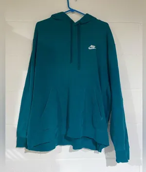 Nike Teal Hoodie xxlarge thumbnail 1