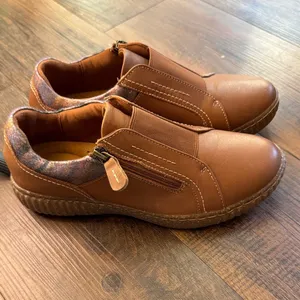Clarks Brown Espadrilles with Patterned Accent thumbnail 2