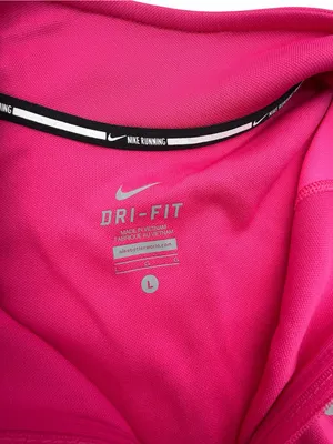 Nike Dri-FIT Running Quarter Zip Pullover Pink Women’s Large Athletic Top thumbnail 7