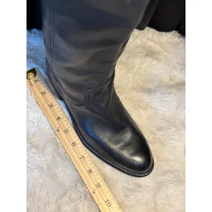 Frye Campus 14L Black Leather Tall Riding Boots Made in Spain 77070 Womens 6 M thumbnail 6