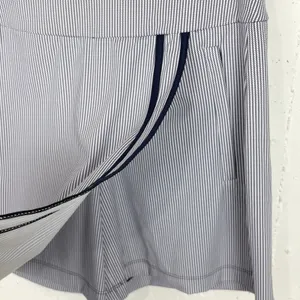 Kinona Womens Golf Skort Italian Nylon Stretch Fabric Navy Blue Stripe Size XS thumbnail 13