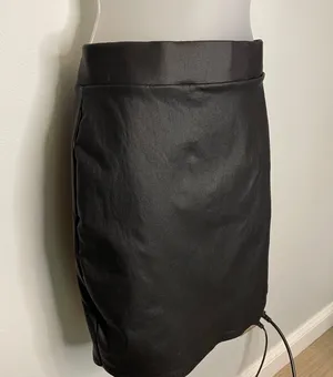Charlotte Russe Asymmetrical Faux Leather Mini Skirt thumbnail 6