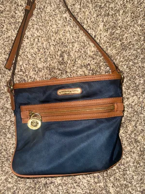 Crossbody Michael Kors Purse Navy Blue thumbnail 2