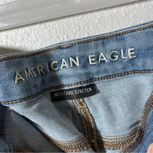American Eagle Women Blue Jegging Crop Jeans Next Level‎ Stretch size 0 Short. thumbnail 4