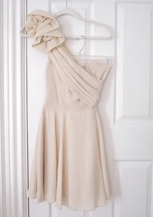 NWT TFNC London One-Shoulder Geri Corsage Dress thumbnail 4