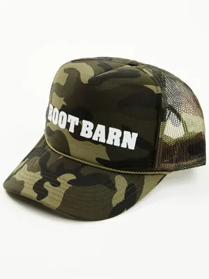 NEW BOOT BARN CAMO PRINT LOGO BALL CAP Green thumbnail 2