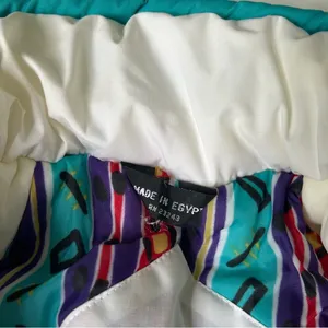 Vintage 90’s Puffer Ski Suit Jacket Prezzia Coat Funky Art to Wear Size Medium thumbnail 5