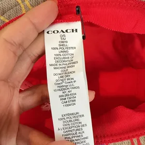 NWT Coach‎ Rainbow Signature Bucket Hat thumbnail 5