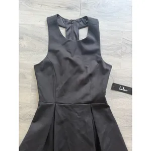 Lulus Womens Dress XS Black Fit & Flare Mini Party cocktail Formal Sleeveless thumbnail 3
