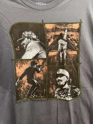 Morgan Wallen I'm The Problem Gray Graphic T-Shirt XL thumbnail 3