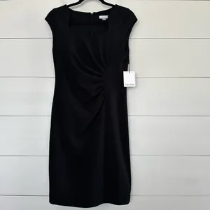 Calvin Klein Women’s 10 Black Sleeveless Bodycon Dress New NWT thumbnail 2
