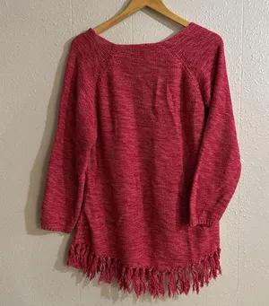 American Rag fringe hem sweater thumbnail 5