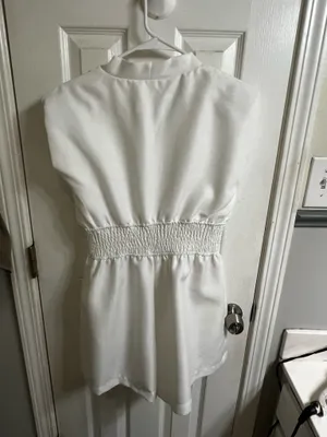 White Romper Size M thumbnail 2