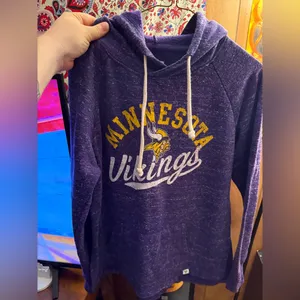 Fanatics Vintage Women’s Minnesota Viking Hoodie Size Medium thumbnail 3