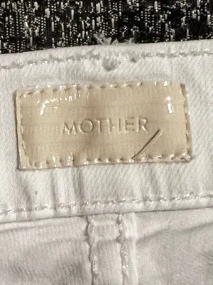 Mother Womens 27x32 pony boy fray jeans thumbnail 7