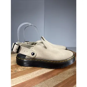 Dr. Martens Carlson Suede Slingback Clogs Mules Women's US 5 UK 3 Warm Sand thumbnail 2