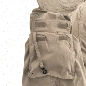 Duluth Trading Heirloom Gardening Overall Shorts Taupe Tan Homestead Work Size S thumbnail 3
