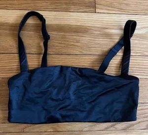 SKIMS Satin (B18) Bra NWT onyx XS thumbnail 1